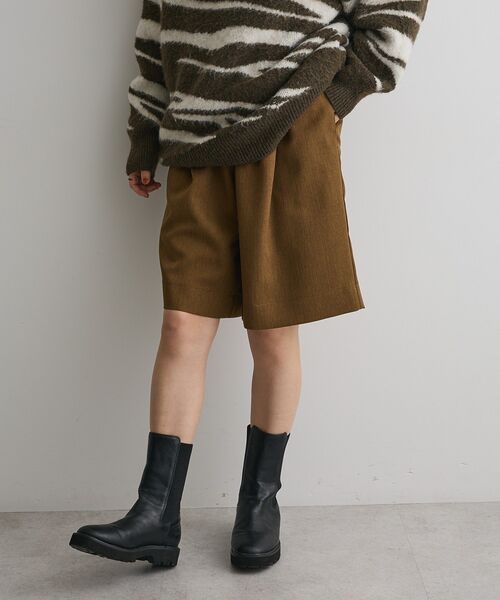 CRAFT STANDARD BOUTIQUE(クラフトスタンダードブティック)の「ウエストコードハーフパンツ◆(その他パンツ・レディース・グレー/ブラウン/ブラック・M/L)」の6枚目の写真