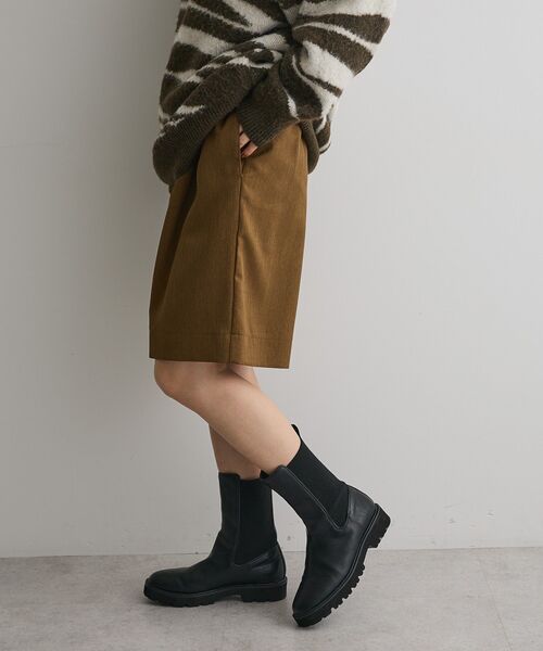 CRAFT STANDARD BOUTIQUE(クラフトスタンダードブティック)の「ウエストコードハーフパンツ◆(その他パンツ・レディース・グレー/ブラウン/ブラック・M/L)」の8枚目の写真