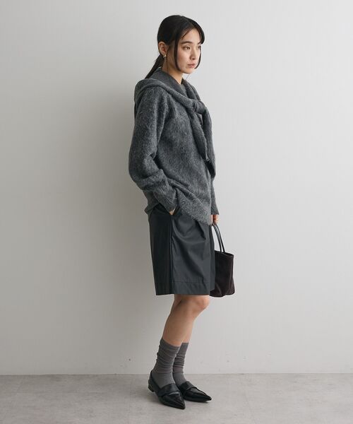 CRAFT STANDARD BOUTIQUE(クラフトスタンダードブティック)の「ウエストコードハーフパンツ◆(その他パンツ・レディース・グレー/ブラウン/ブラック・M/L)」の22枚目の写真