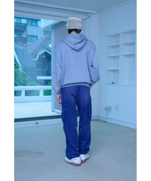 NICE GHOST CLUB（ナイスゴーストクラブ）の「A'GEM/9 × .kom 『NICE GHOST CLUB/ナイスゴーストクラブ』CHAOS GIRL HOODIE ZIP UP/アイコンガールデザイン ジップアップパーカー（パーカー・レディース・チャコールグレー/グレー・M）」の5枚目の写真