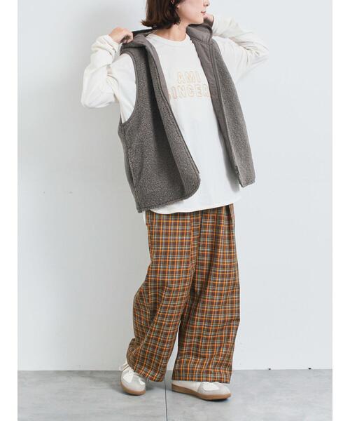 SM2(エスエムツー)の「アソートロゴロンT(Tシャツ/カットソー・レディース・オフホワイト/チャコールグレー/キナリ・F)」の12枚目の写真