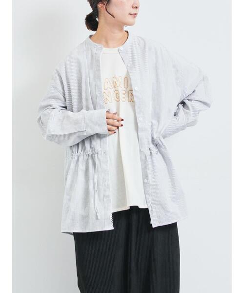 SM2(エスエムツー)の「アソートロゴロンT(Tシャツ/カットソー・レディース・オフホワイト/チャコールグレー/キナリ・F)」の13枚目の写真
