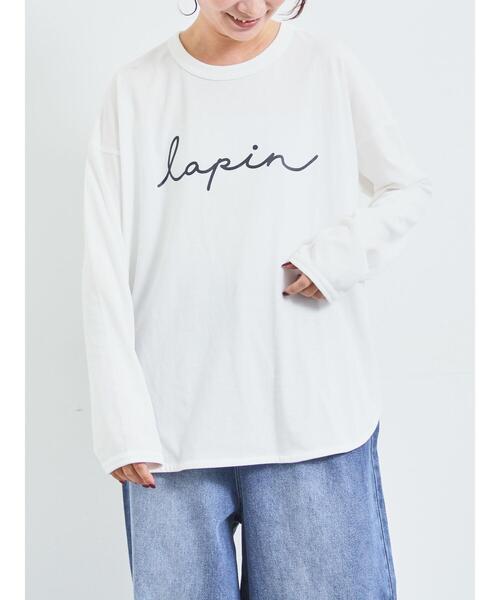SM2(エスエムツー)の「アソートロゴロンT(Tシャツ/カットソー・レディース・オフホワイト/チャコールグレー/キナリ・F)」の15枚目の写真