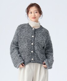 BEAMS HEART | ループ編み カーディガン(カーディガン/ボレロ)