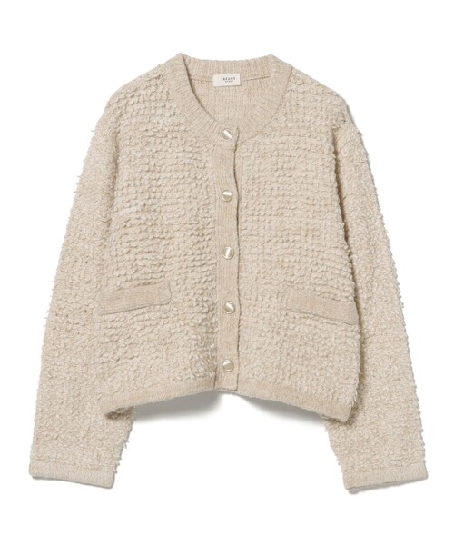 BEAMS HEART(ビームスハート)の「ループ編み カーディガン(カーディガン/ボレロ・レディース・サックスブルー/ブラック/ベージュ・FREE)」の19枚目の写真