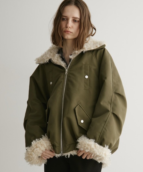 2way裏ボアブルゾンジャケット（ブルゾン）｜LOSCa（ロスカ）の