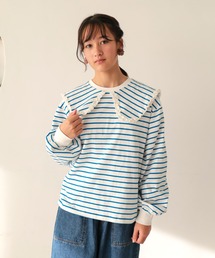 セーラートップス」に該当するブルー・ネイビー/青色系のファッション