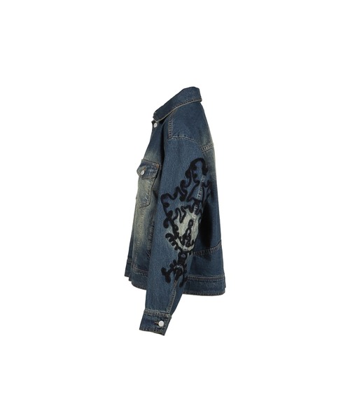 VIVAMUS(ヴィヴァムス)の「DENIM LACE JACKET(デニムジャケット・レディース・ブルー/ブラック・3/1)」の9枚目の写真