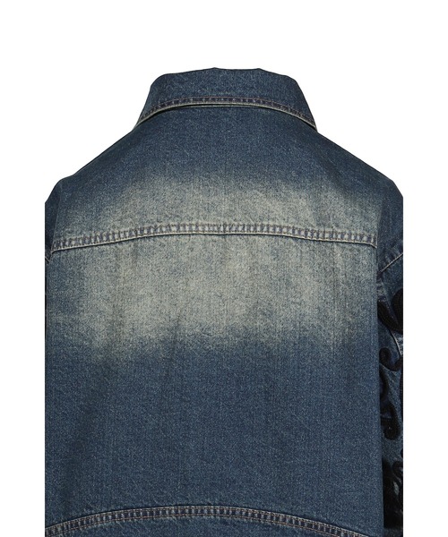 VIVAMUS(ヴィヴァムス)の「DENIM LACE JACKET(デニムジャケット・レディース・ブルー/ブラック・3/1)」の11枚目の写真