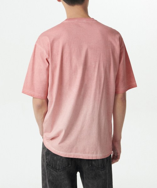 MUSINSA STANDARD（ムシンサスタンダード）の「グラデーションリラックスクルーネックTシャツ[デザートピンク]（Tシャツ/カットソー・メンズ・その他・XXX-LARGE/LARGE/MEDIUM/SMALL/X-LARGE/XX-LARGE）」の3枚目の写真