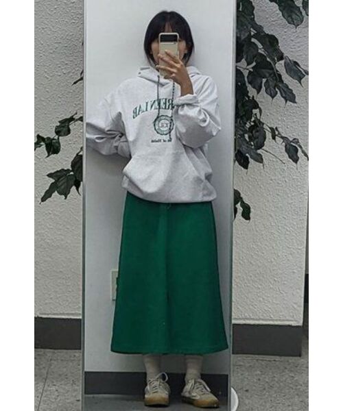 THE GREEN LAB（ザグリーンラボ）の「リサイクルマキシスカート[グリーン]（スカート・レディース・その他・FREE）」の11枚目の写真