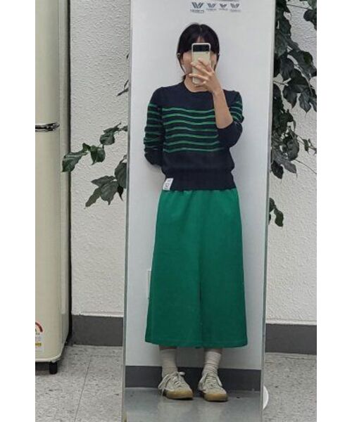 THE GREEN LAB（ザグリーンラボ）の「リサイクルマキシスカート[グリーン]（スカート・レディース・その他・FREE）」の13枚目の写真