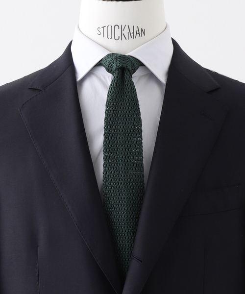 EDIFICE（エディフィス）の「MEIAS(メイアス) 別注 ニット タイ（ネクタイ・メンズ・ブラック/チャコールグレー/グリーン/オレンジ・FREE）」の3枚目の写真