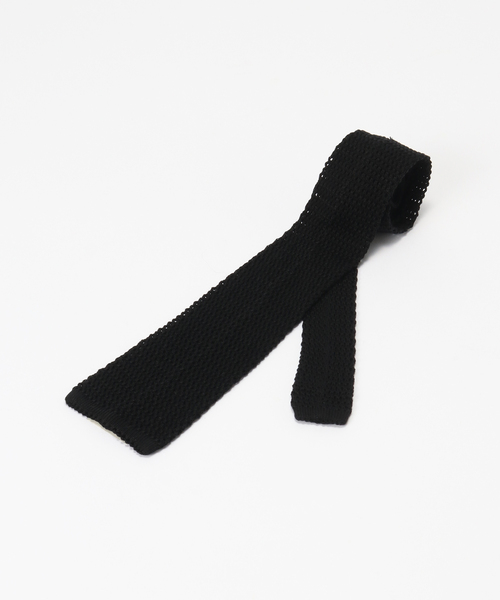 EDIFICE（エディフィス）の「MEIAS(メイアス) 別注 ニット タイ（ネクタイ・メンズ・ブラック/チャコールグレー/グリーン/オレンジ・FREE）」の5枚目の写真