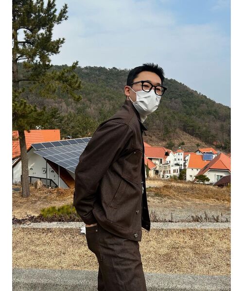 TRILLION(トリリオン)の「ウォッシュステッチデニムパンツ(BROWN)(デニムパンツ・レディース・その他・MEDIUM/LARGE/X-LARGE)」の11枚目の写真