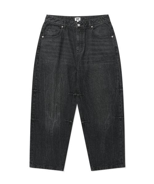 Wacky WiLLy(ワッキーウィリー)の「バルーンフィットデニムパンツブラック(デニムパンツ・レディース・その他・SMALL/MEDIUM/LARGE)」の2枚目の写真