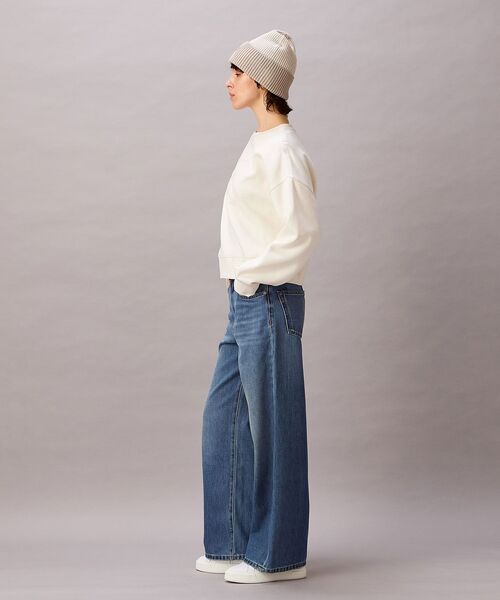 Calvin Klein(カルバン・クライン)の「スウェットシャツ(スウェット・レディース・ブラック/オフホワイト・S/L/M/XS)」の4枚目の写真