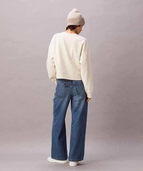 Calvin Klein(カルバン・クライン)の「スウェットシャツ(スウェット・レディース・ブラック/オフホワイト・S/L/M/XS)」の5枚目の写真