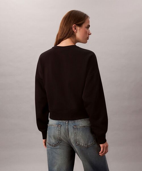 Calvin Klein(カルバン・クライン)の「スウェットシャツ(スウェット・レディース・ブラック/オフホワイト・S/L/M/XS)」の14枚目の写真