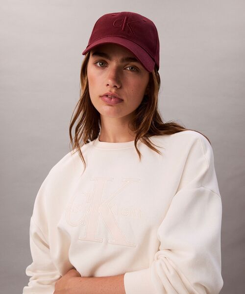 Calvin Klein(カルバン・クライン)の「スウェットシャツ(スウェット・レディース・ブラック/オフホワイト・S/L/M/XS)」の8枚目の写真