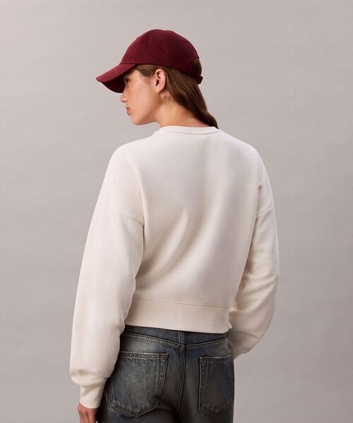 Calvin Klein(カルバン・クライン)の「スウェットシャツ(スウェット・レディース・ブラック/オフホワイト・S/L/M/XS)」の10枚目の写真
