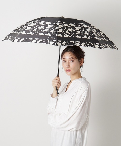 FURLA（フルラ）の「晴雨兼用折りたたみ日傘 ”オーガンジー チェーン