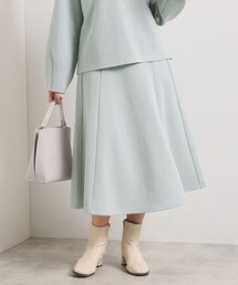 ITS'DEMO | 【手洗い可／セットアップ可】花柄ジャカードスカート(スカート)