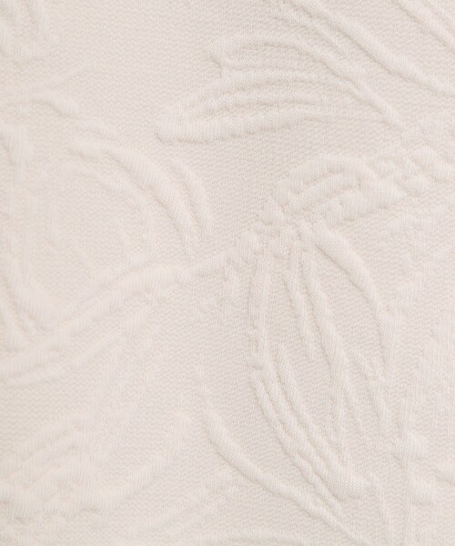 ITS'DEMO（イッツデモ）の「【手洗い可／セットアップ可】花柄ジャカードスカート（スカート・レディース・グリーン系/アイボリー/パープル系/ブラック・00）」の8枚目の写真