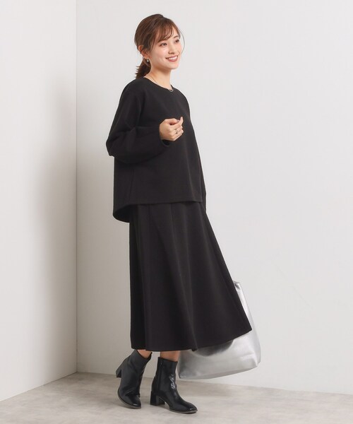 ITS'DEMO（イッツデモ）の「【手洗い可／セットアップ可】花柄ジャカードスカート（スカート・レディース・グリーン系/アイボリー/パープル系/ブラック・00）」の10枚目の写真