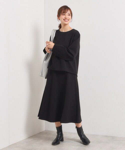 ITS'DEMO（イッツデモ）の「【手洗い可／セットアップ可】花柄ジャカードスカート（スカート・レディース・グリーン系/アイボリー/パープル系/ブラック・00）」の11枚目の写真