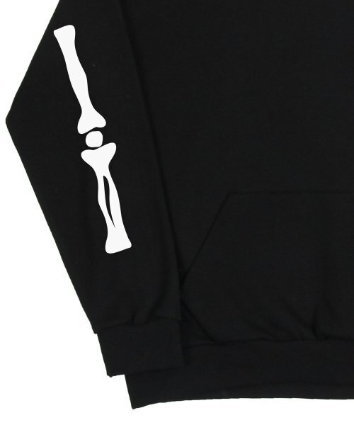 GRAVER（グレーバー）の「[UNISEX]エルボー OF ボン フードパーカー_ブラック（パーカー・レディース・ブラック・MEDIUM/LARGE/SMALL）」の4枚目の写真