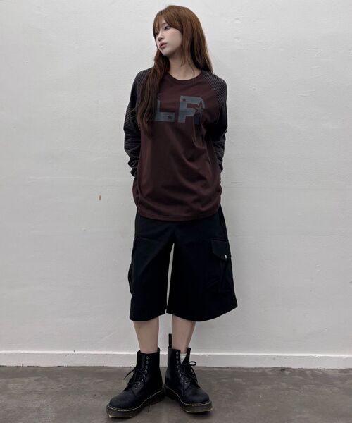 LUVISTRUE(ラヴイズトゥルー)の「GT STAR LR TEE(BROWN)(Tシャツ/カットソー・レディース・その他・FREE)」の4枚目の写真