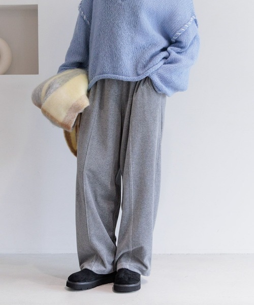 BAYFLOW（ベイフロー）の「[WEB限定]ベロアカーブパンツ（その他パンツ・レディース・ブラウン/チャコール・SMALL/MEDIUM）」の7枚目の写真