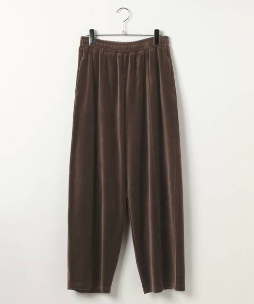 BAYFLOW（ベイフロー）の「[WEB限定]ベロアカーブパンツ（その他パンツ・レディース・ブラウン/チャコール・SMALL/MEDIUM）」の11枚目の写真