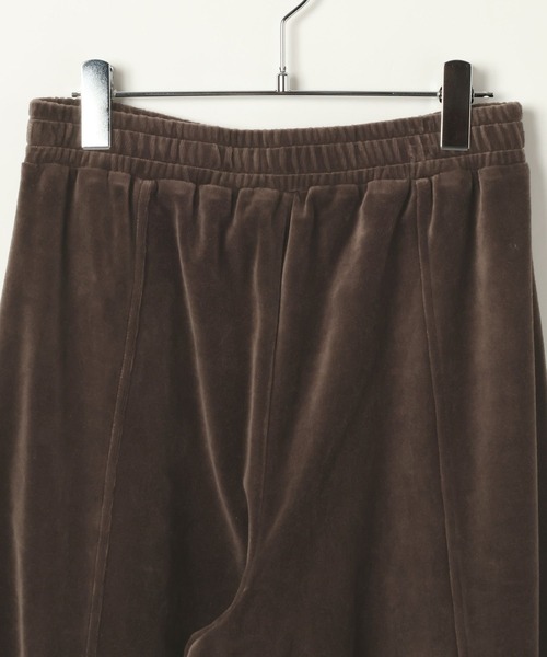 BAYFLOW（ベイフロー）の「[WEB限定]ベロアカーブパンツ（その他パンツ・レディース・ブラウン/チャコール・SMALL/MEDIUM）」の16枚目の写真