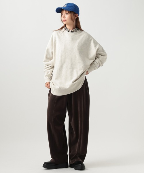 BAYFLOW（ベイフロー）の「[WEB限定]ベロアカーブパンツ（その他パンツ・レディース・ブラウン/チャコール・SMALL/MEDIUM）」の22枚目の写真
