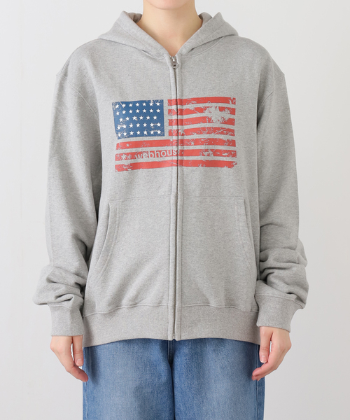 WEBHOUSE(ウェブハウス)の「【Geek Office / ギークオフィス】WEBHOUSE / Web USA Hoodie Zip-up(パーカー・レディース・その他・FREE)」の10枚目の写真