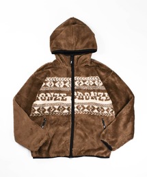 HUF フード付きブラウンジャケット S 中古・古着通販】HUF (ハフ) GUIDE SHELL JACKET ブラウン サイズ:M