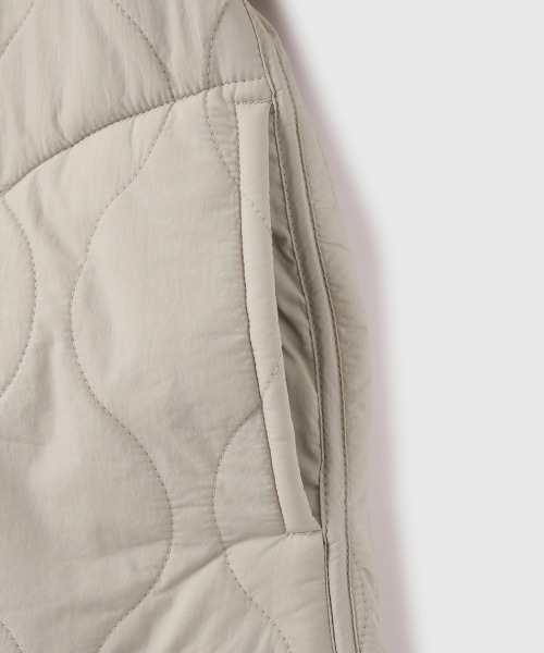 セール】ひょうたんキルトリバーシブルZIPジャケット（ノーカラー