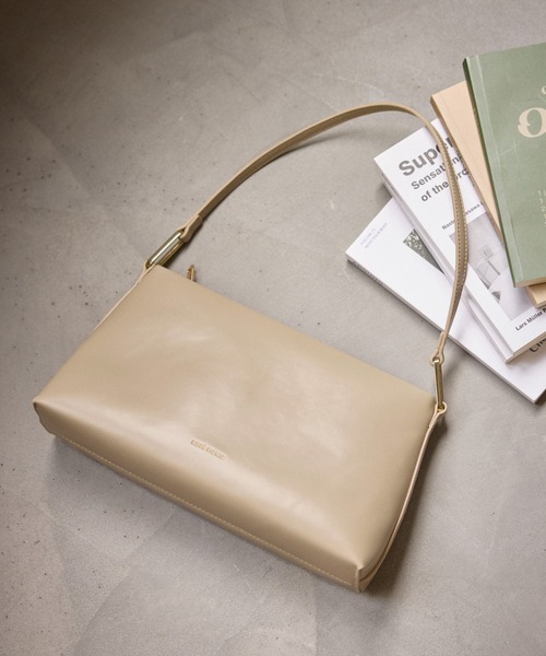 ROPE' PICNIC（ロペピクニック）の「フラットワンショルダーバッグ（ショルダーバッグ・レディース・ベージュ系その他/ブラック/ブルー系その他4・FREE）」の3枚目の写真