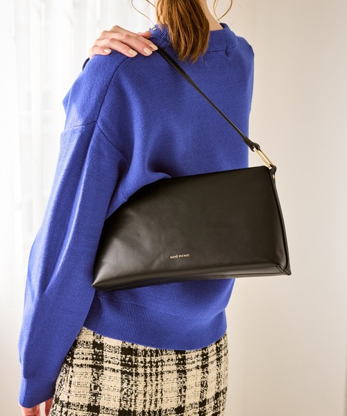 ROPE' PICNIC（ロペピクニック）の「フラットワンショルダーバッグ（ショルダーバッグ・レディース・ベージュ系その他/ブラック/ブルー系その他4・FREE）」の14枚目の写真