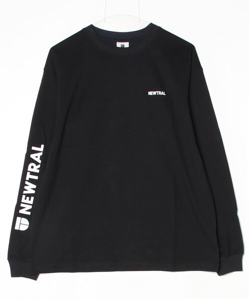NEWTRAL（ニュートラル）の「【NEWTRAL】NEWTRAL_ Sleeve_Logo_LSTEE（Tシャツ/カットソー・メンズ・ブラック/ホワイト・MEDIUM/LARGE/X-LARGE）」の7枚目の写真