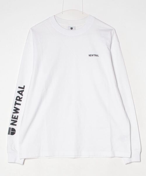 NEWTRAL（ニュートラル）の「【NEWTRAL】NEWTRAL_ Sleeve_Logo_LSTEE（Tシャツ/カットソー・メンズ・ブラック/ホワイト・MEDIUM/LARGE/X-LARGE）」の6枚目の写真