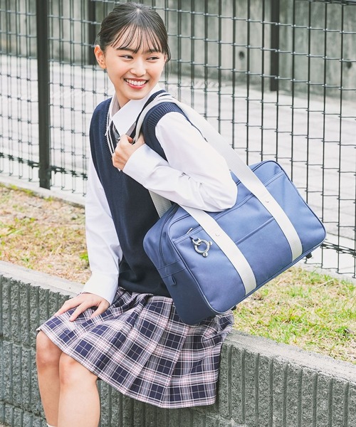 Honeys（ハニーズ）の「スクールベスト（ベスト・レディース・杢グレー/ネイビー/アイボリー/スミクロ・L/SS/S/M）」の15枚目の写真