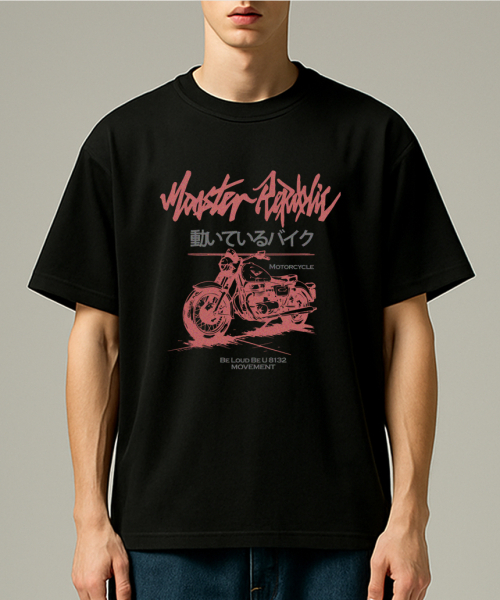 MONSTER REPUBLIC(モンスターリパブリック)の「モーターサイクルビンテージレッドTシャツブラック_8132(Tシャツ/カットソー・レディース・その他・SMALL/MEDIUM/LARGE/X-LARGE)」の4枚目の写真