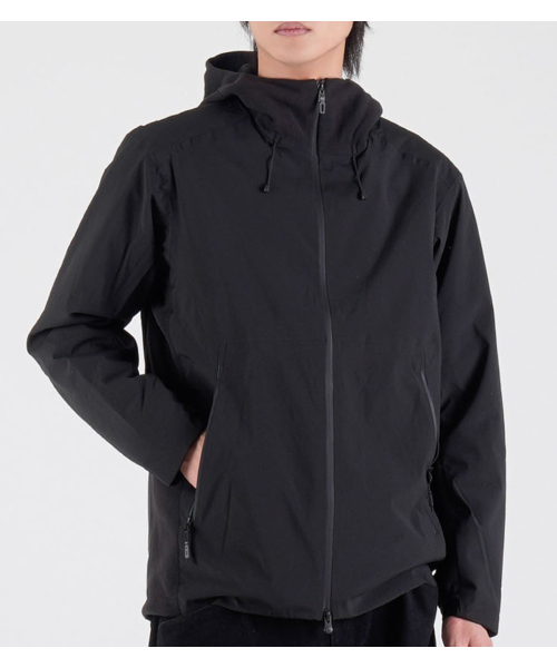 BUTTON SEOUL（ボタンソウル）の「[ダックダウン90/10] フリースミックスナイロンダックダウンハイキングジャケット (ブラック)（ダウンジャケット/コート・メンズ・その他・MEDIUM/X-LARGE/LARGE）」の6枚目の写真