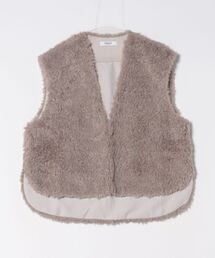 ★SWITCH by ARCH★Poodle Fur Vest プードル ファー ベスト ARM-723