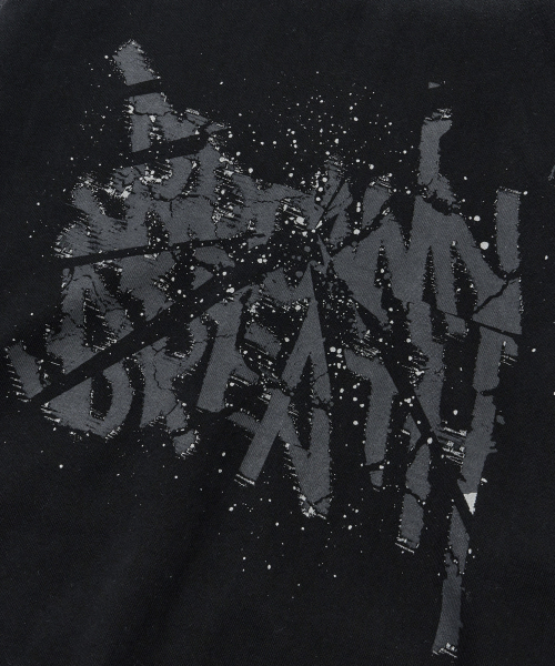 BROWNBREATH（ブラウンブレス）の「BROKEN TAG DIRTY HOOD ZIP UP - BLACK（パーカー・レディース・その他・X-LARGE/LARGE/MEDIUM/SMALL）」の3枚目の写真