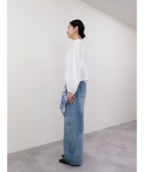 DOLLUPOOPS（ドールアップウップス）の「ハンカチディテールカーブラインデニムパンツ（デニムパンツ・レディース・ブラック/ブルー・SMALL/MEDIUM）」の21枚目の写真