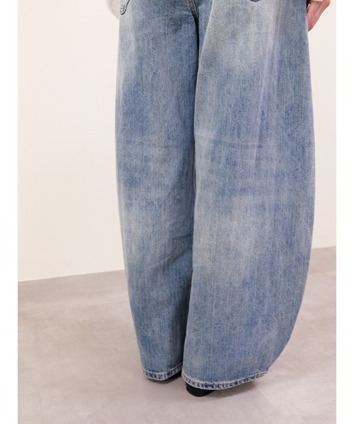 DOLLUPOOPS（ドールアップウップス）の「ハンカチディテールカーブラインデニムパンツ（デニムパンツ・レディース・ブラック/ブルー・SMALL/MEDIUM）」の19枚目の写真